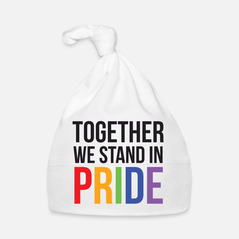 LGBTQ Pride Month - Together We Stand in Pride Organic Baby Cap