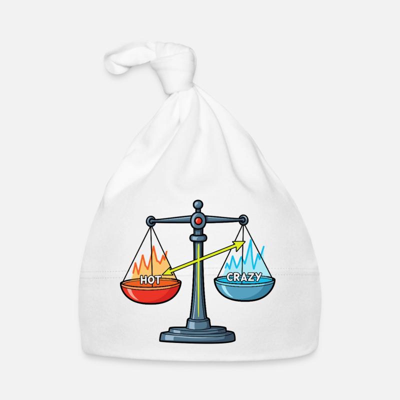 Hot vs. Crazy – Eine Frage der Balance ! Baby Bio-Mütze