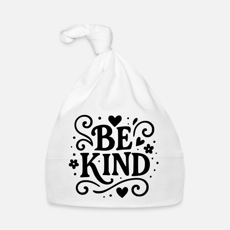 Be kind verspieltes Design Baby Bio-Mütze