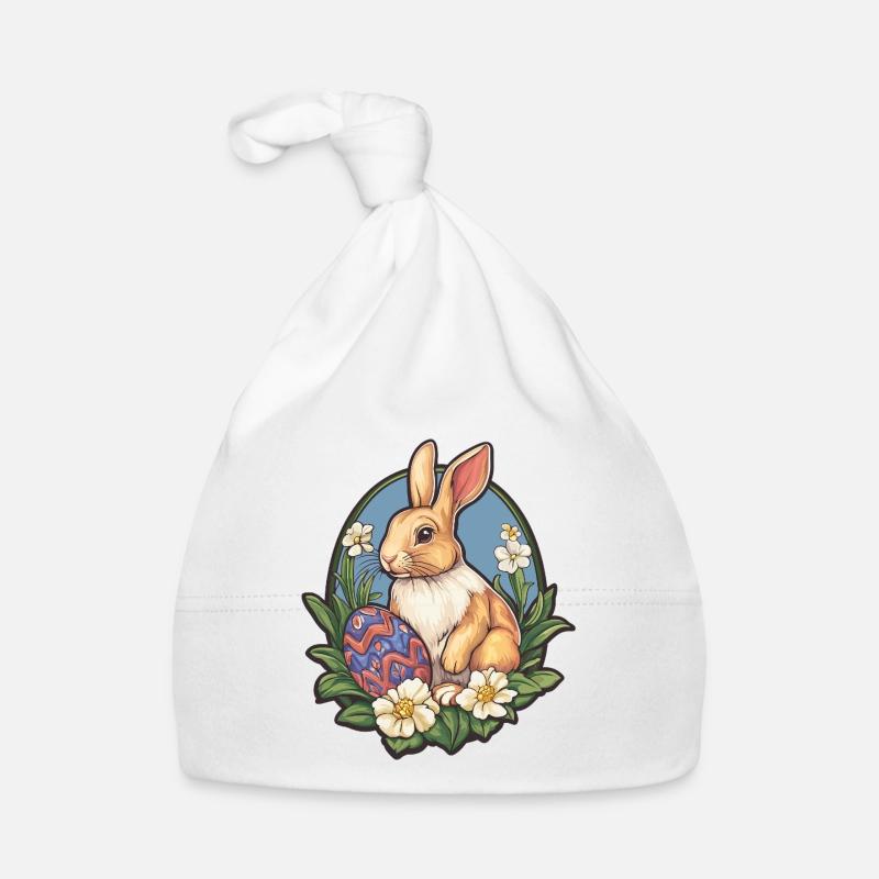 Easter Bunny Organic Baby Cap