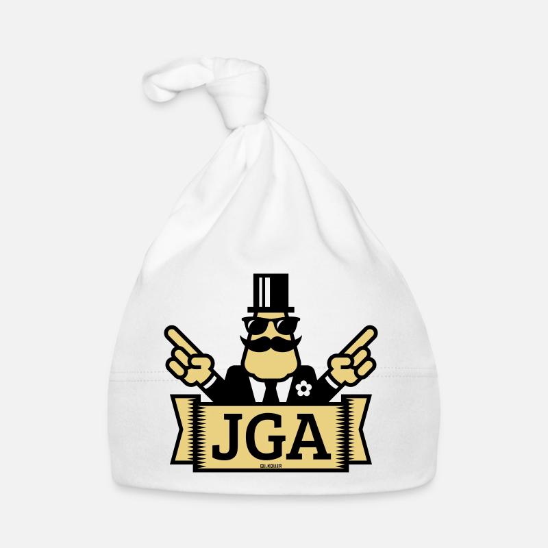 JGA Handzeichen (Junggesellenabschied / 2C) Baby Bio-Mütze