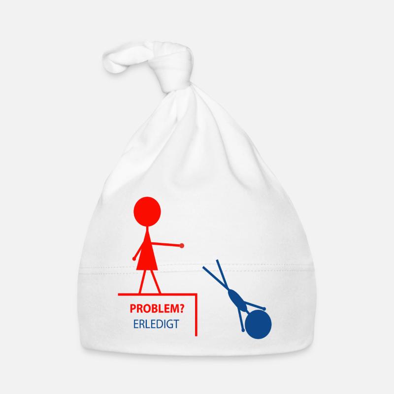 Funny saying – problem? Done! Organic Baby Cap
