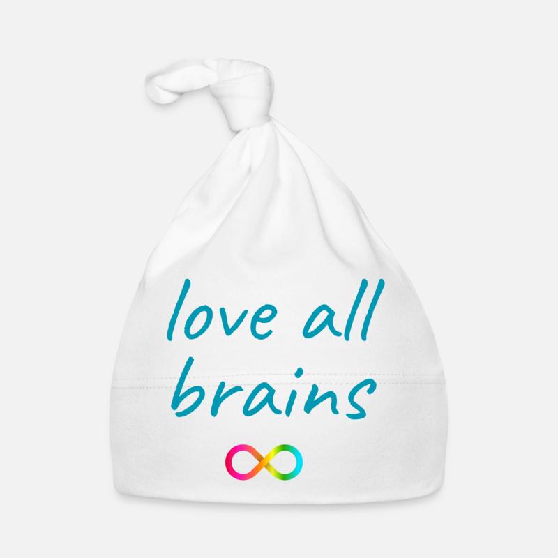 Love All Brains Infinity Baby Bio-Mütze