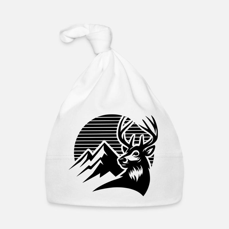 Cerf des Alpes Bonnet bio Bébé