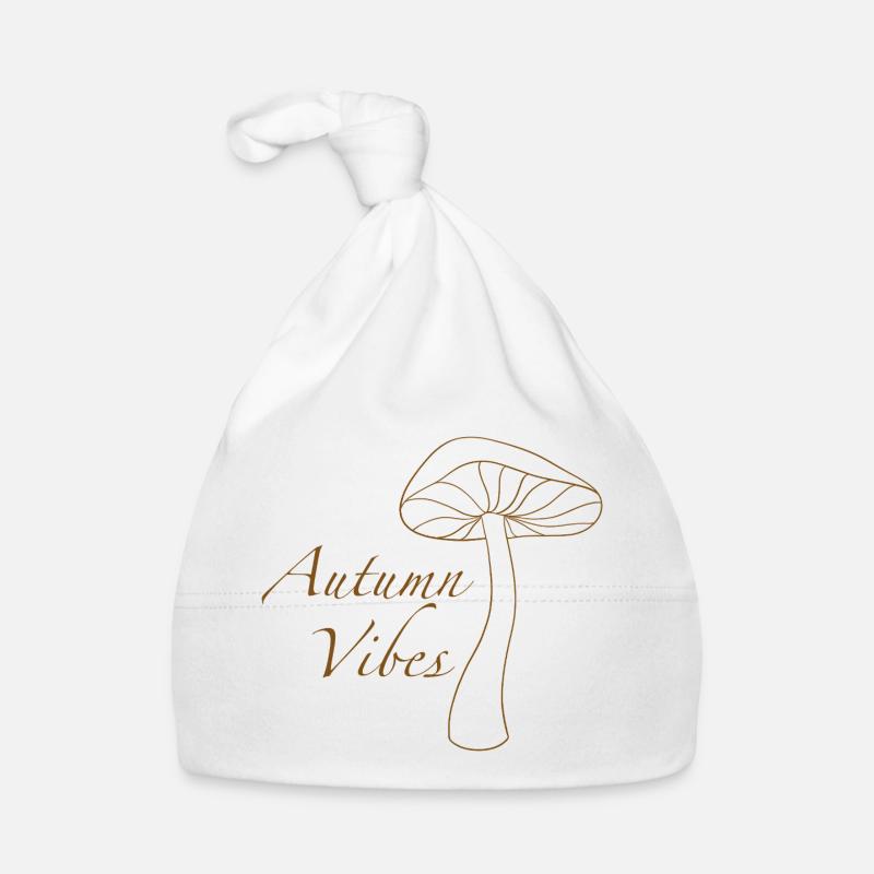 Herbstpilz Vibes Baby Bio-Mütze
