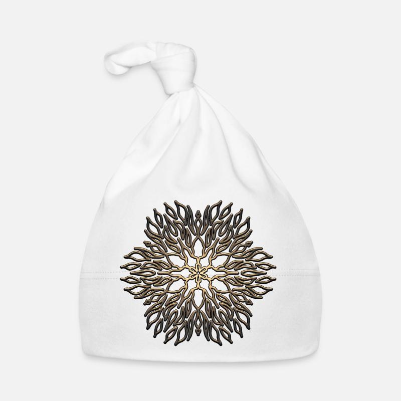 Mandala Baby Bio-Mütze