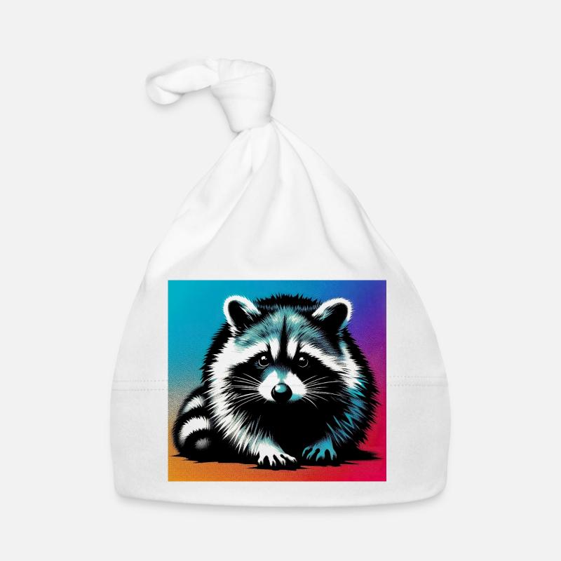 Raton laveur Bonnet bio Bébé