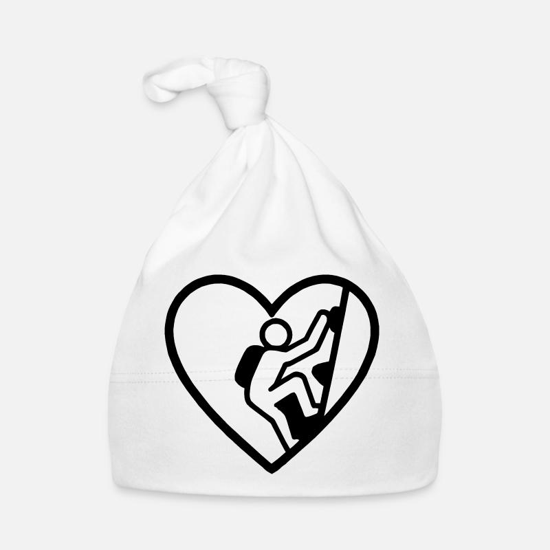 Herzklettern – Vertikale Leidenschaft Baby Bio-Mütze
