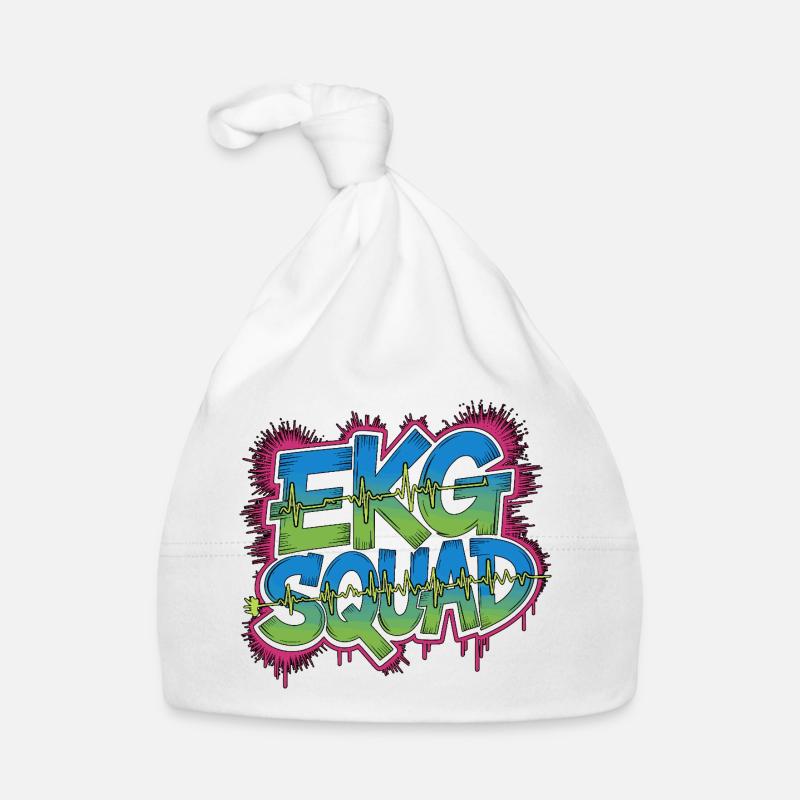 Cardiac Tech ECG Squad Pacemaker Technician Organic Baby Cap