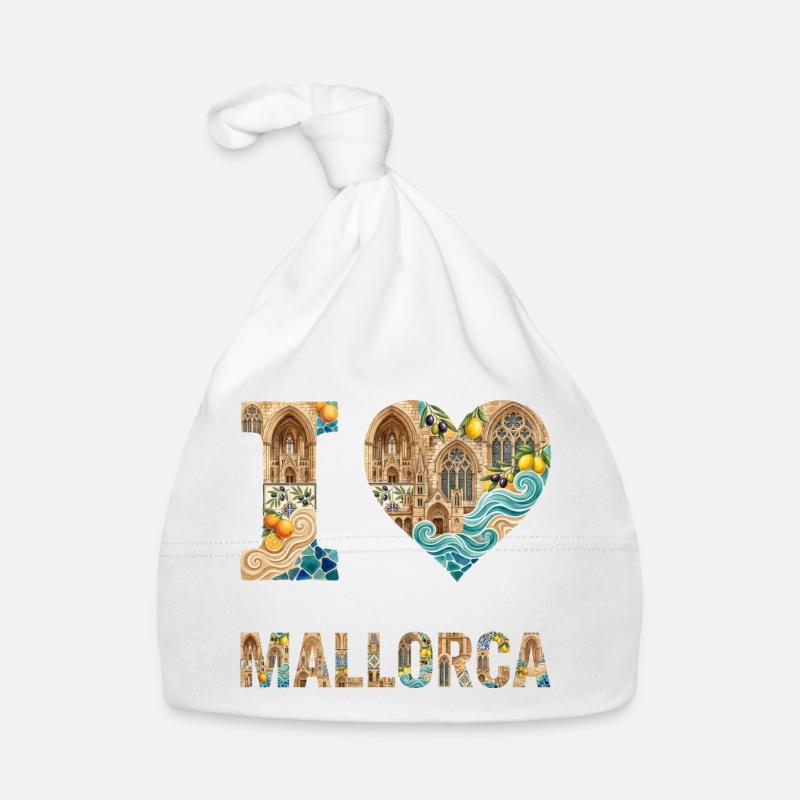 Mallorca – Mediterranean Architecture Organic Baby Cap