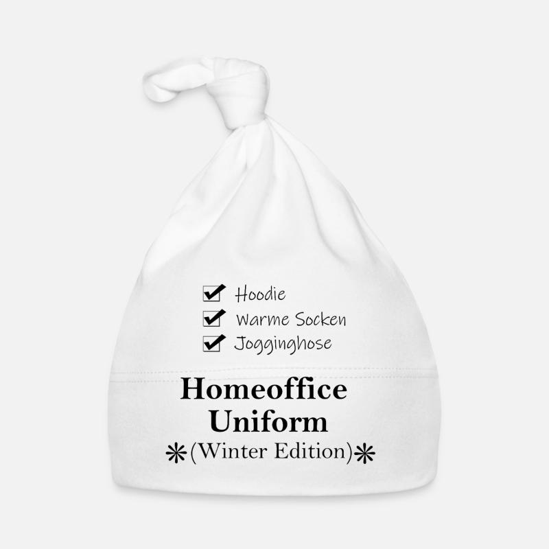 Checkliste_Homeoffice_Uniform_WS - Organic Baby Cap - white