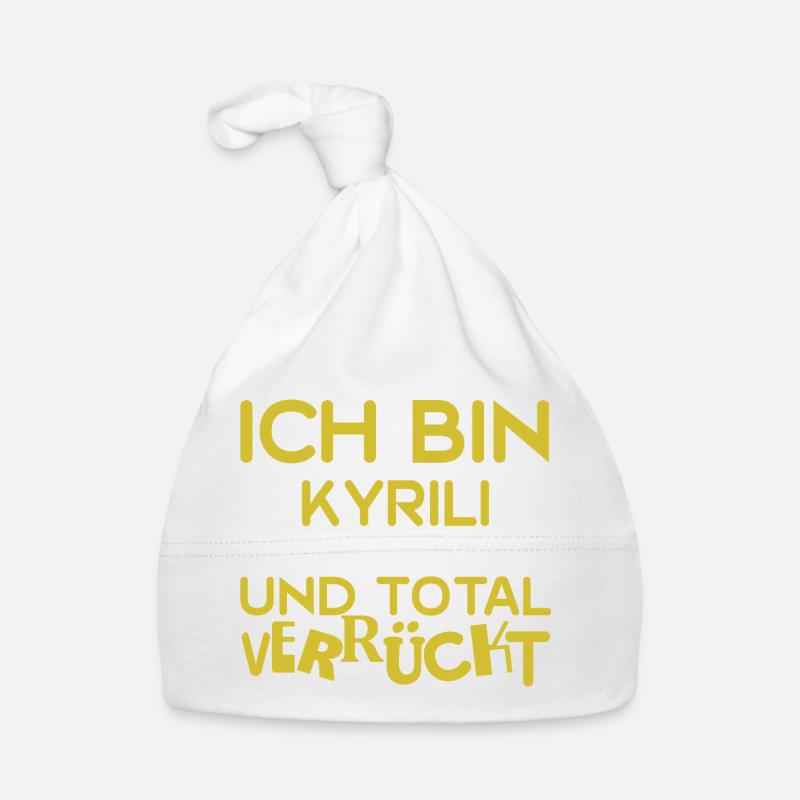 Gift for Kirill Organic Baby Cap