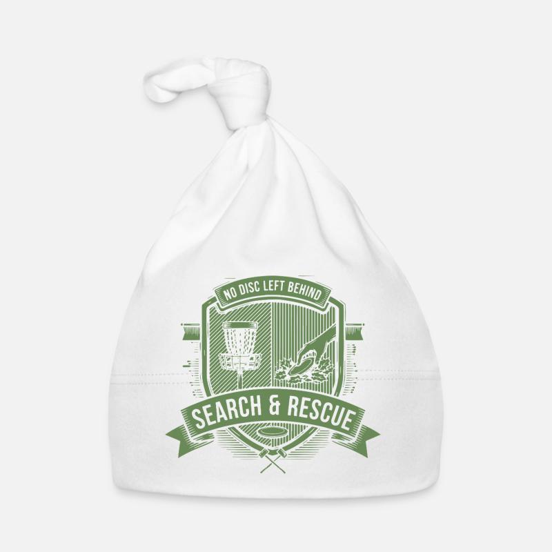 No Disc Left Behind Search And Rescue Disc Golf Organic Baby Cap