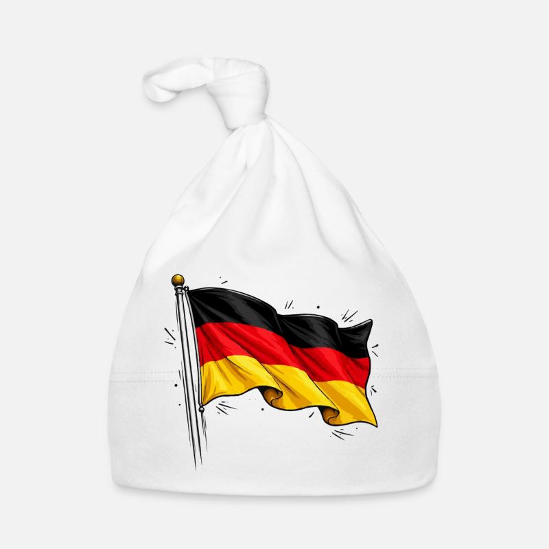 Drapeau allemand Bonnet bio Bébé