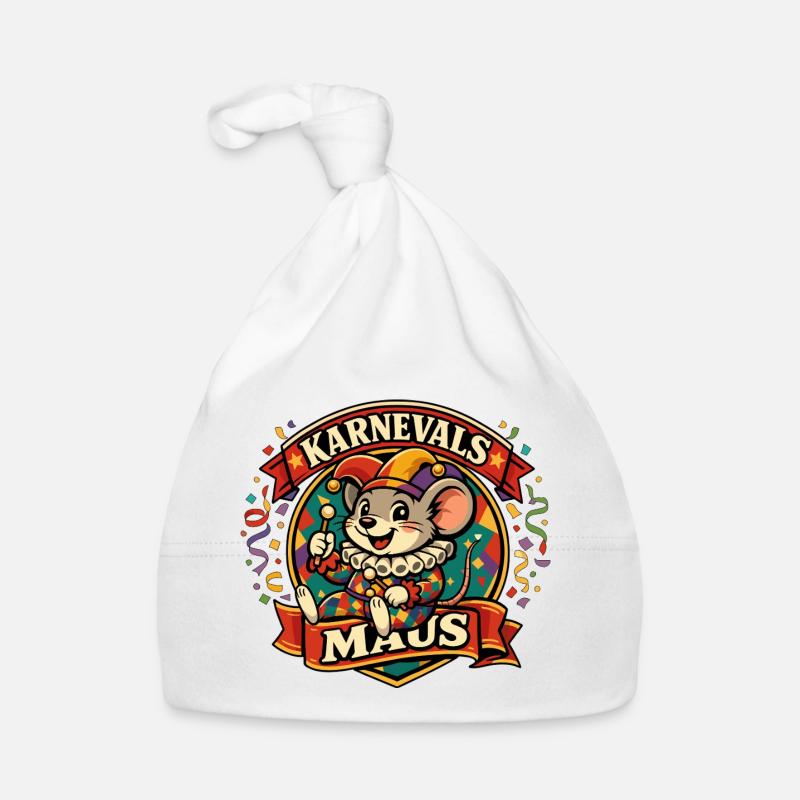 Karnevalsmaus Last Minute Kostüm Baby Bio-Mütze