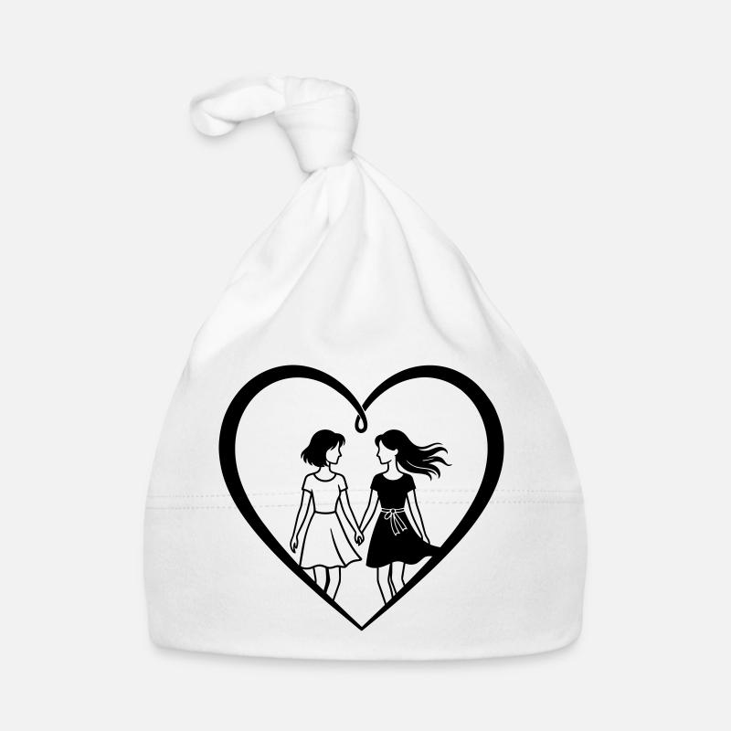 Valentine's Day LGBTQ Organic Baby Cap