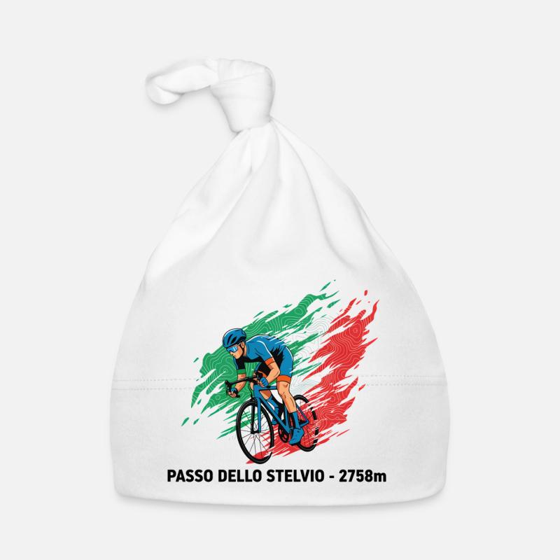Passage dello Stelvio Grimpeur Colour Burst Bonnet bio Bébé