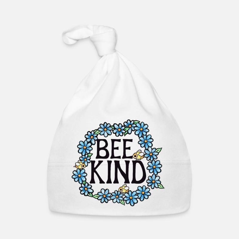 Be Kind Floral Circle Organic Baby Cap
