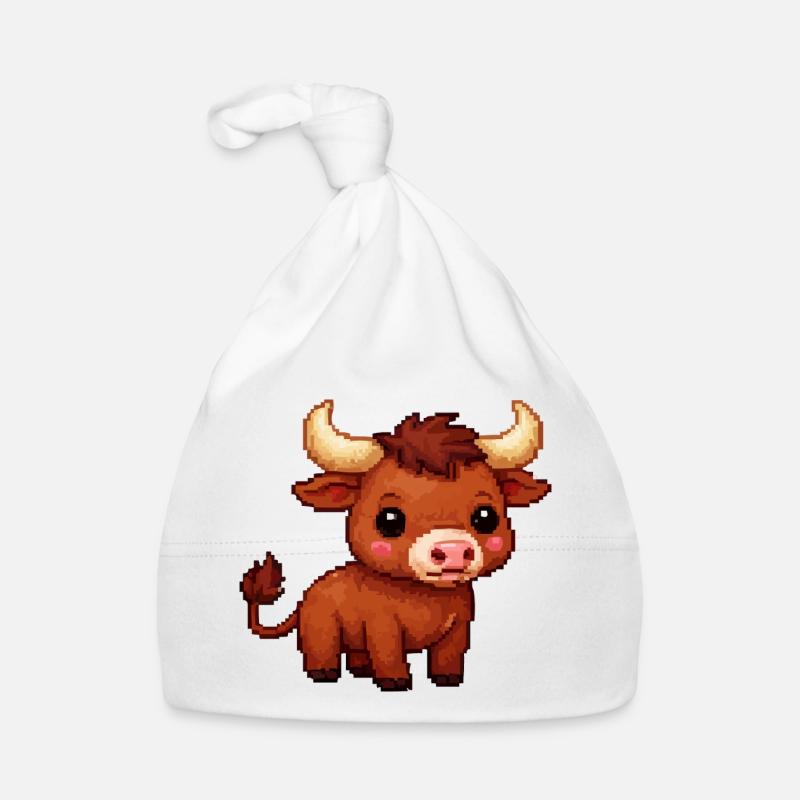 Pixelbulle Knuddelbull Baby Bio-Mütze