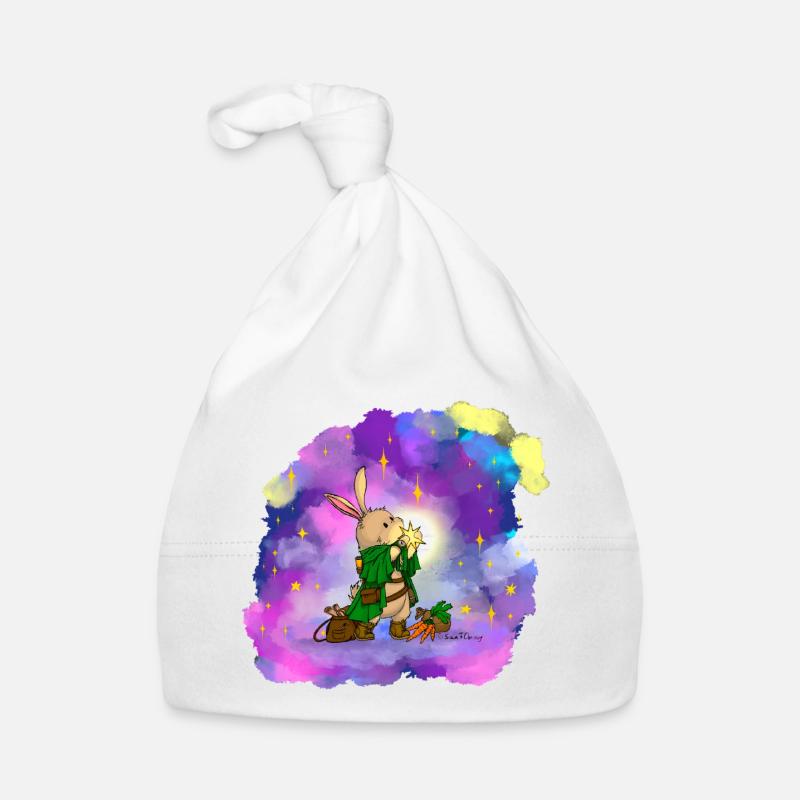 Star Seeker Rabbit Organic Baby Cap