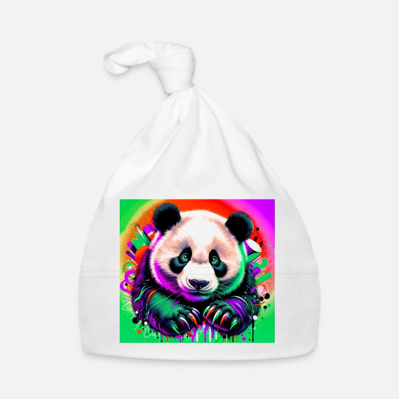 Panda Baby Bio-Mütze
