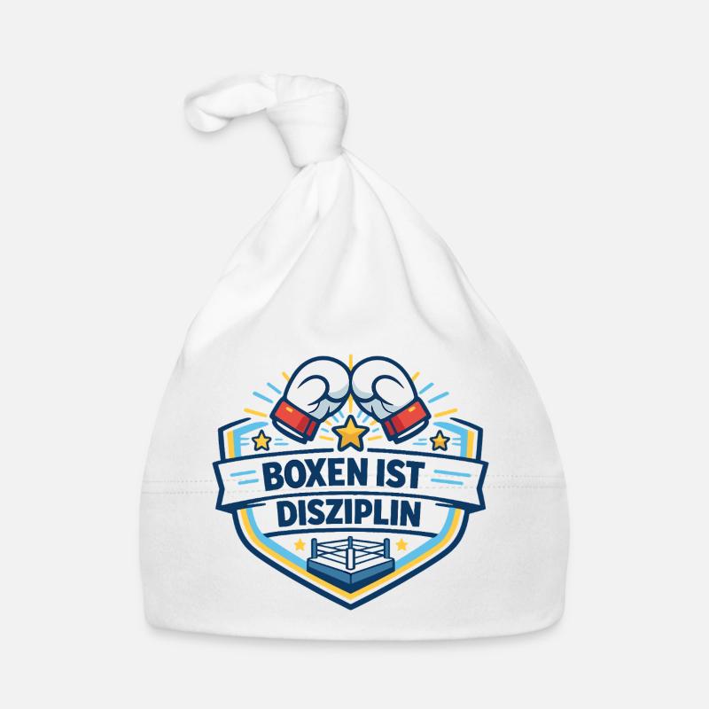 Kraftvoller Boxkampf Crest Baby Bio-Mütze