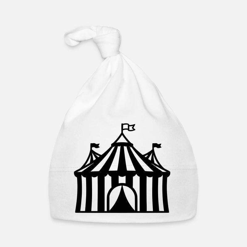Zirkuszelt Manege Event Logo Baby Bio-Mütze