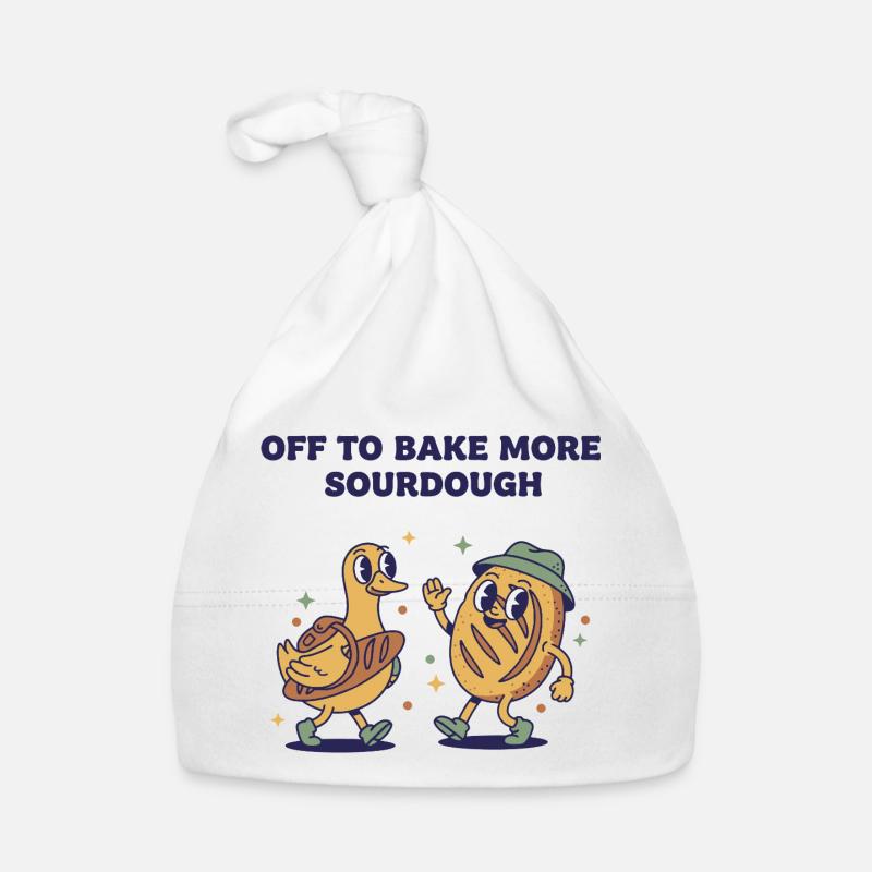 Off To Bake More Sourdough Bread Baking Era Organic Baby Cap