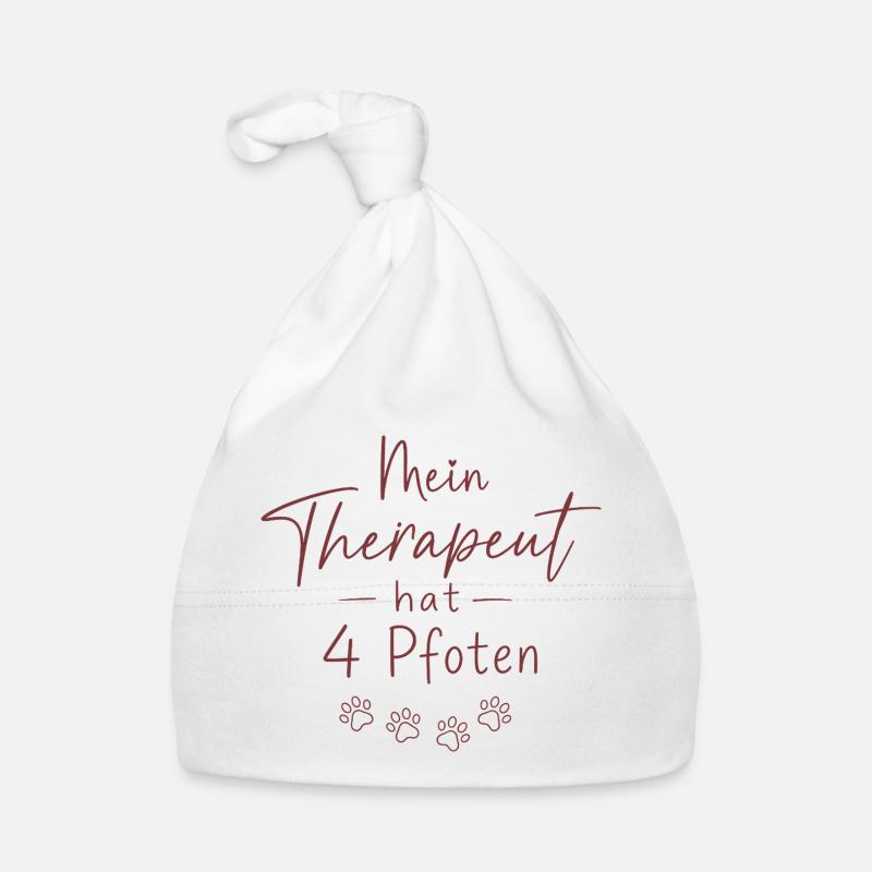 Mon thérapeute a quatre pattes Bonnet bio Bébé