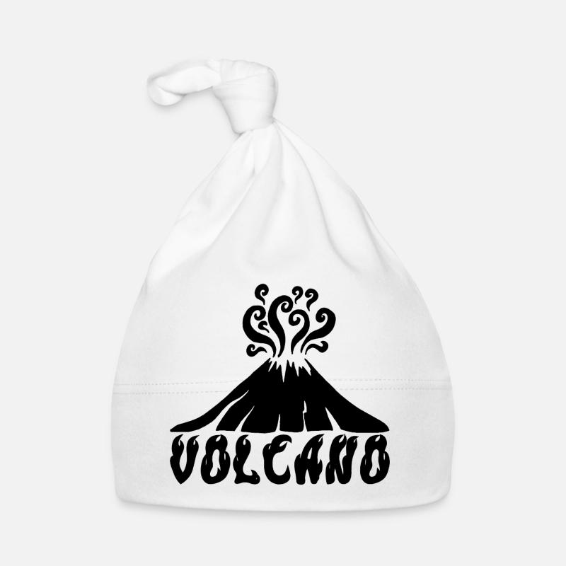 Black Volcano Organic Baby Cap