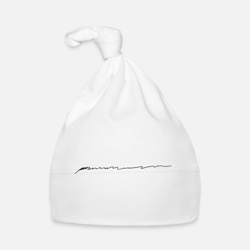 Esquisse de dessin au trait Bonnet bio Bébé