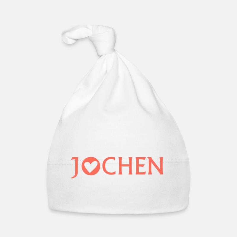 Love and hearts for Jochen Organic Baby Cap