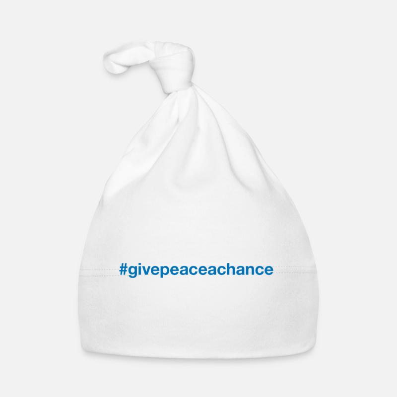 PEACE Hashtag Bonnet bio Bébé