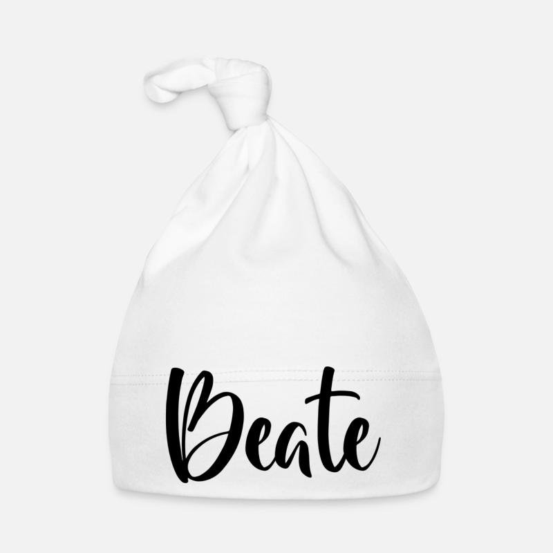 First name - Beate Organic Baby Cap