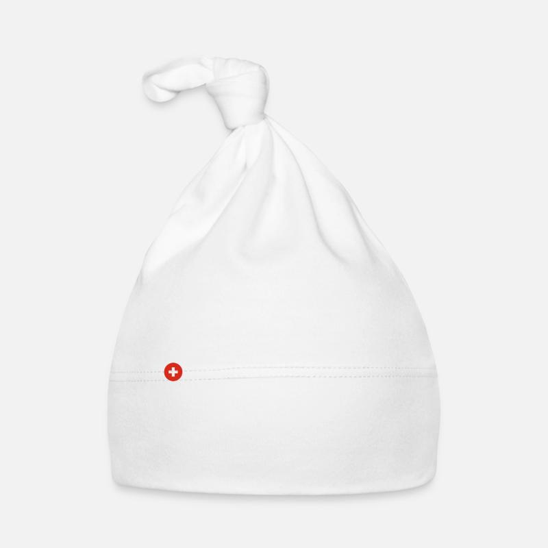 Drapeau de la Suisse Bonnet bio Bébé