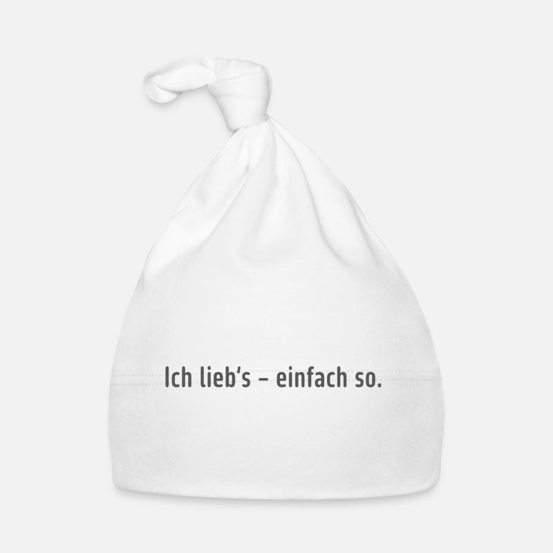 J’adore ça, juste comme ça. Bonnet bio Bébé