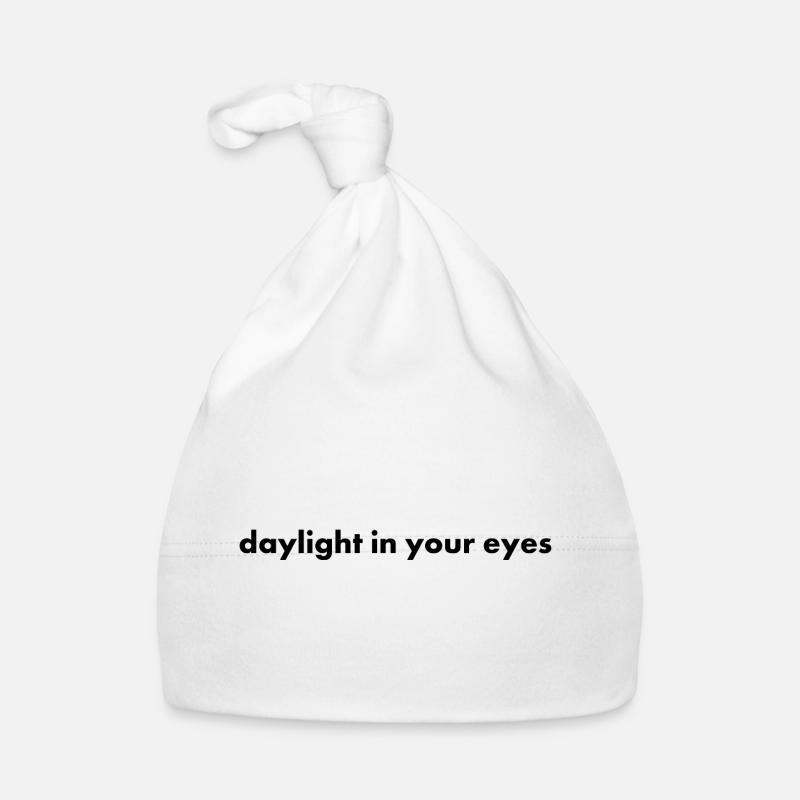 La lumière du jour dans vos yeux - Bonnet bio Bébé - blanc