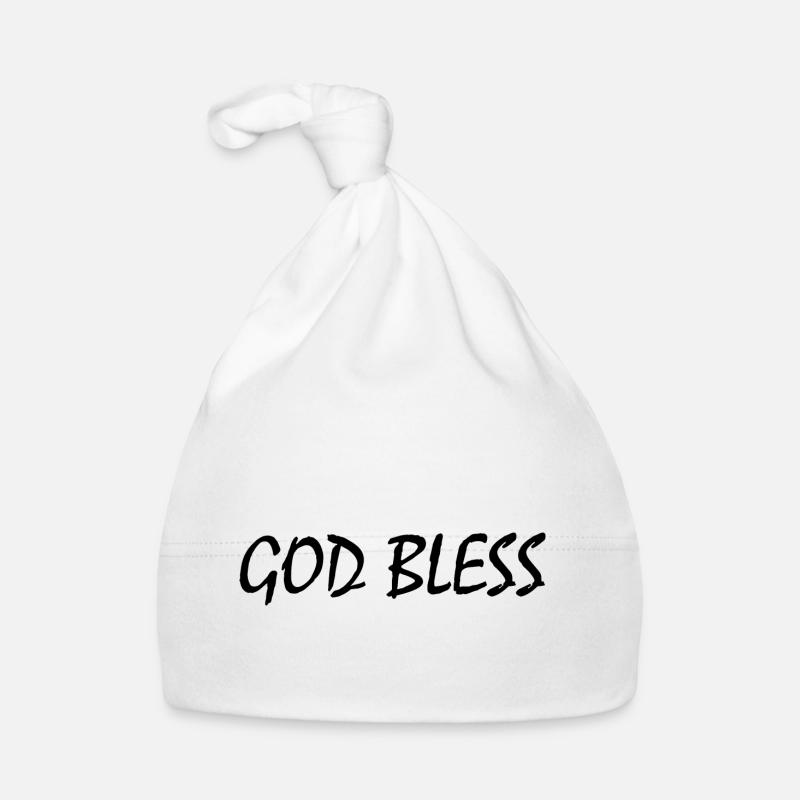 God bless Bonnet bio Bébé