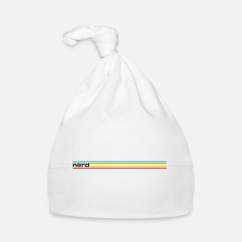 NERDY forever - nerd Arc-en-ciel Bonnet bio Bébé