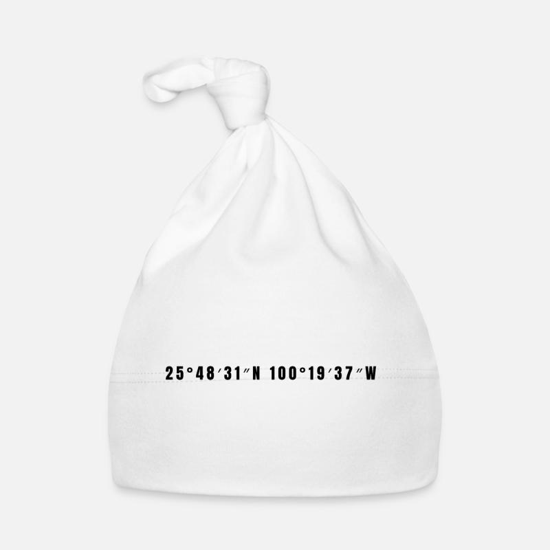 Général Escobedo, Mexique - Bonnet bio Bébé - blanc