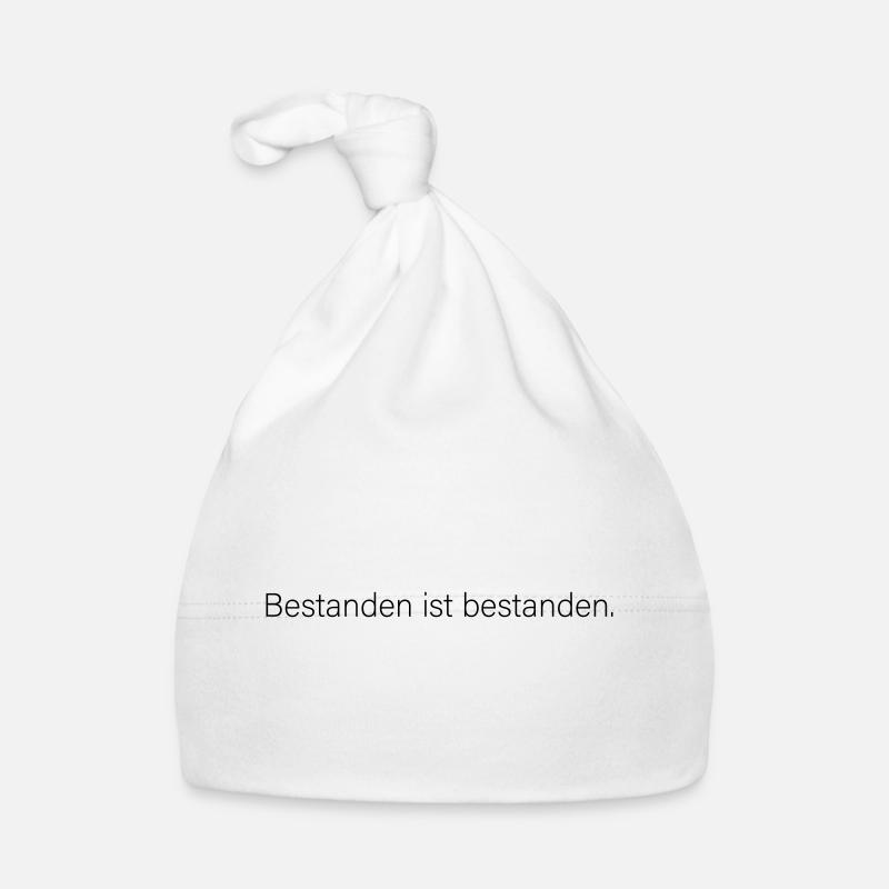 Le passage est le passage. - Bonnet bio Bébé - blanc
