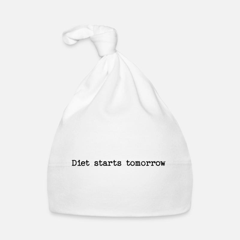 Diet Starts Tomorrow - Relatable Joke Organic Baby Cap