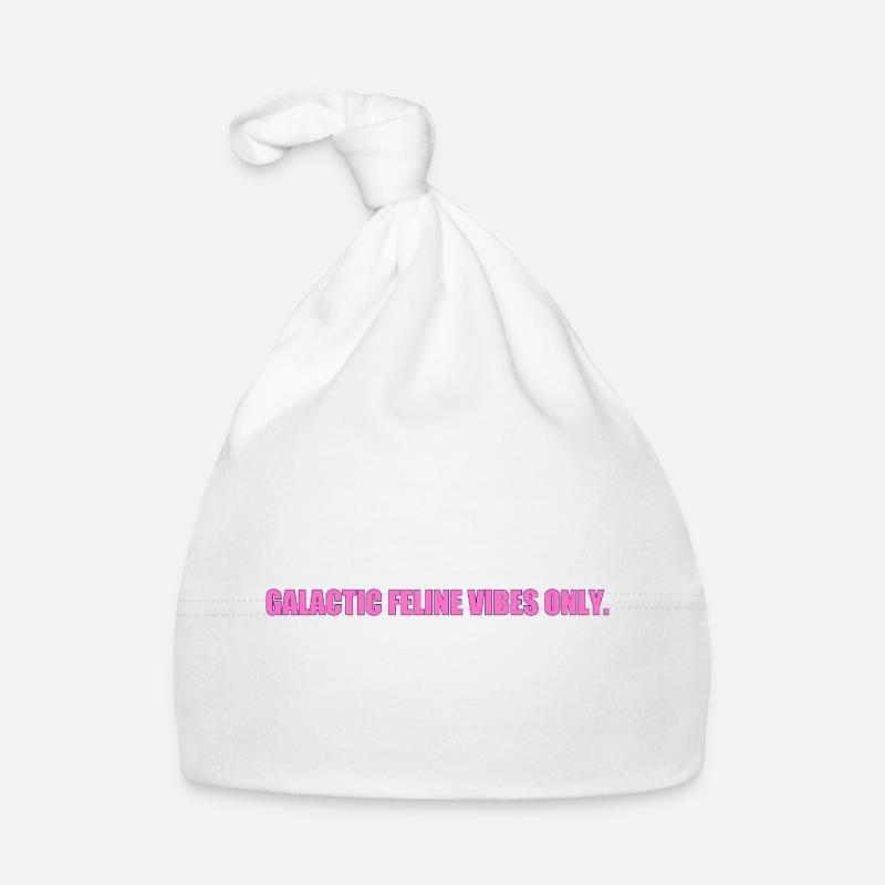 Galactic Cat Vibes Organic Baby Cap