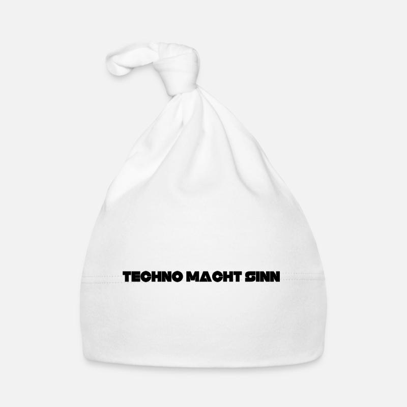 Techno macht Sinn Baby Bio-Mütze
