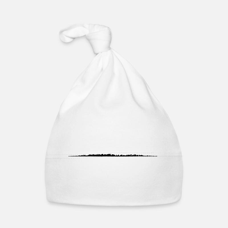 Stroke Art Brushstroke Underscore Crack Line Organic Baby Cap