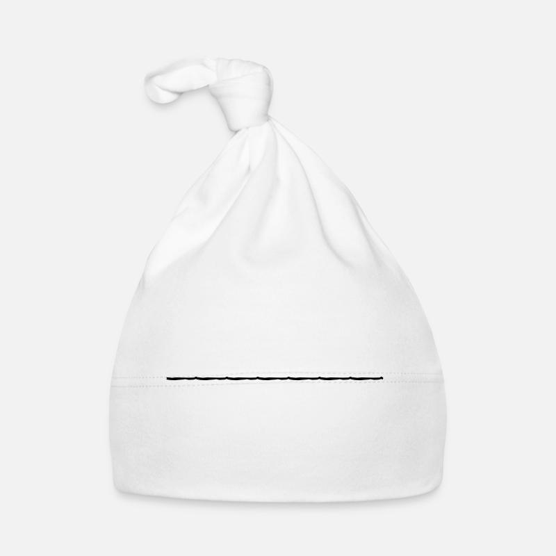Pinselstrich Minimalismus Line Art Abstract Baby Bio-Mütze