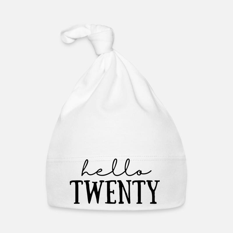 20th birthday Organic Baby Cap