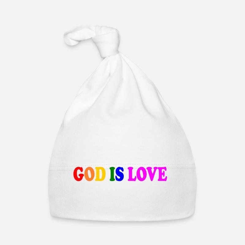 God is love Organic Baby Cap