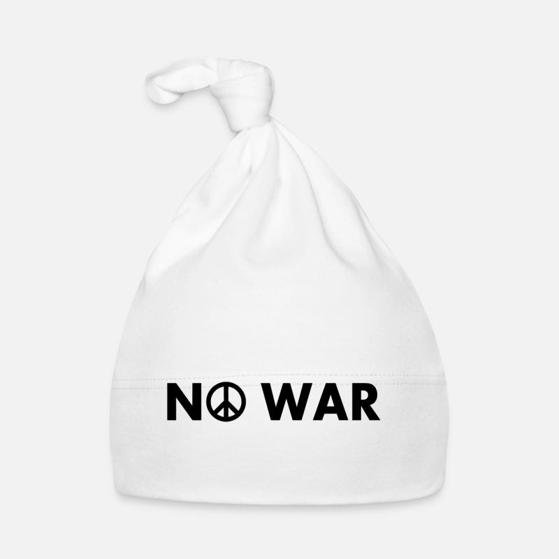 No war Baby Bio-Mütze