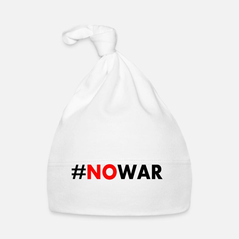 No war Baby Bio-Mütze